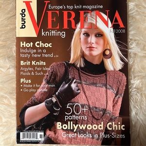Verena Knitting by Burda with 55 patterns, Fall 2008